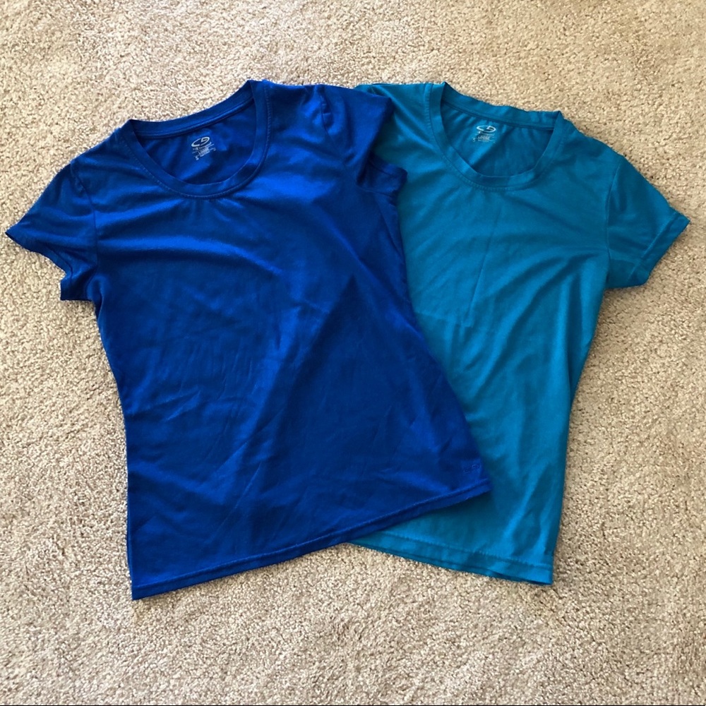 LAST CALL🌺 Bundle of 2 C9 loose fitted blue workout shirts